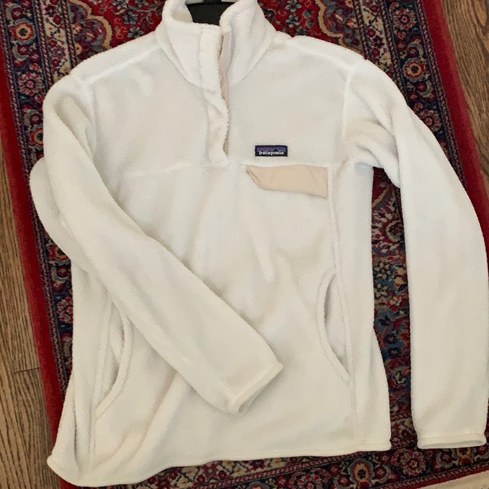 Patagonia Plush Pullover White/Cream